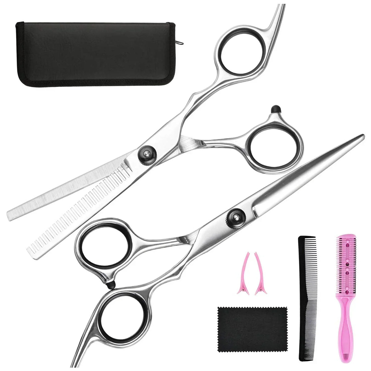 Professionelles Coiffeur-Set - Haarschneide- und Effilierschere - Präziser Schnitt