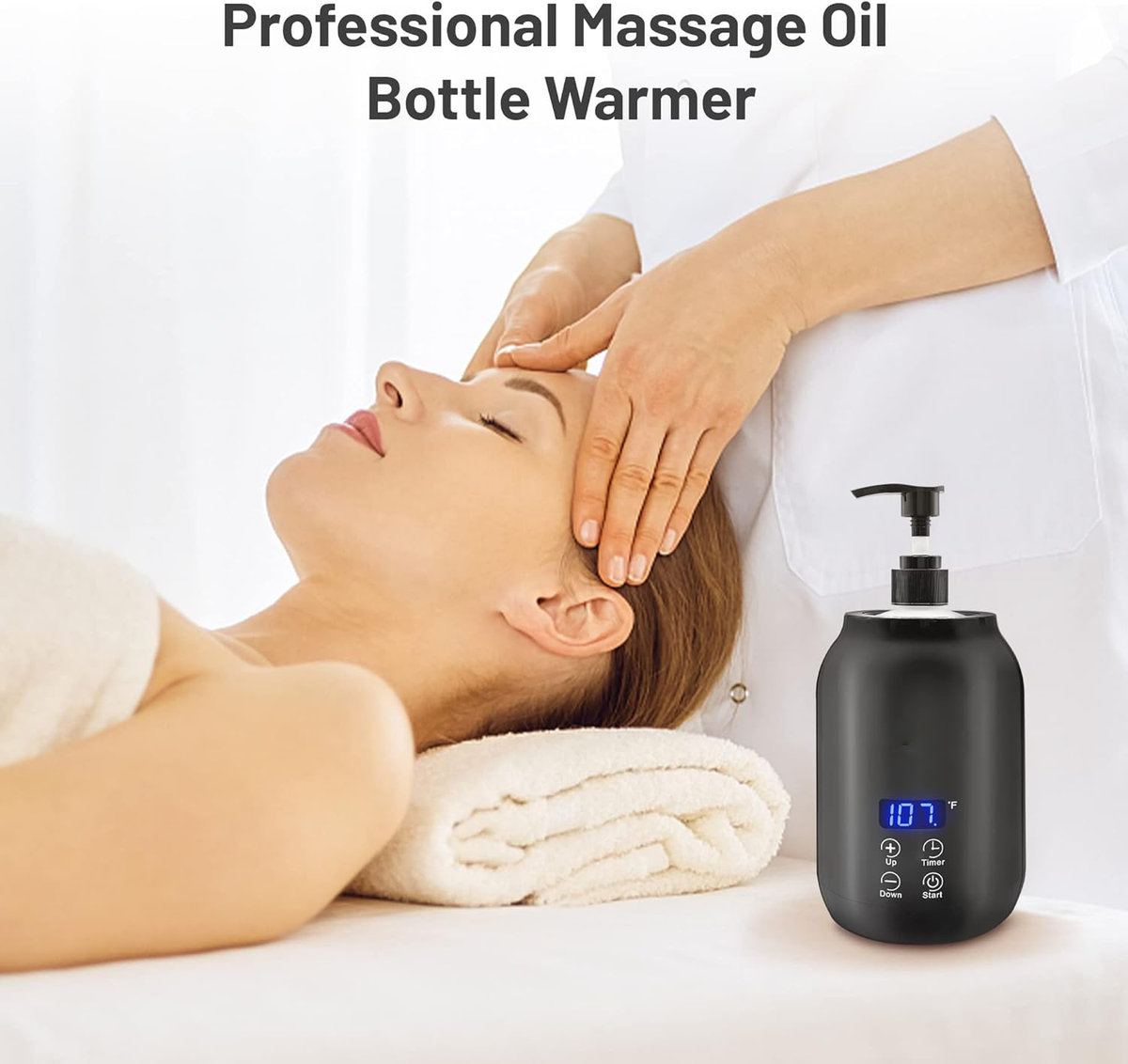 Professioneller tragbarer elektrischer Massageölwärmer – schnelles Aufheizen digitale Steuerung