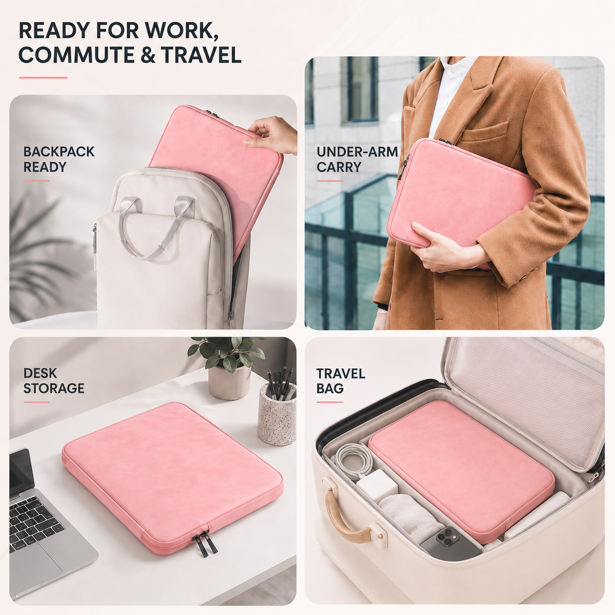 Laptop-Hülle aus PU-Kunstleder