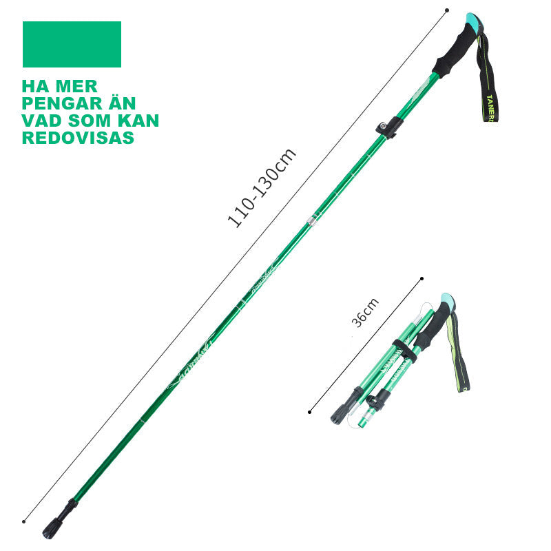 Extrem leichter, faltbarer Aluminium-Trekkingstock für den Outdoor-Bereich