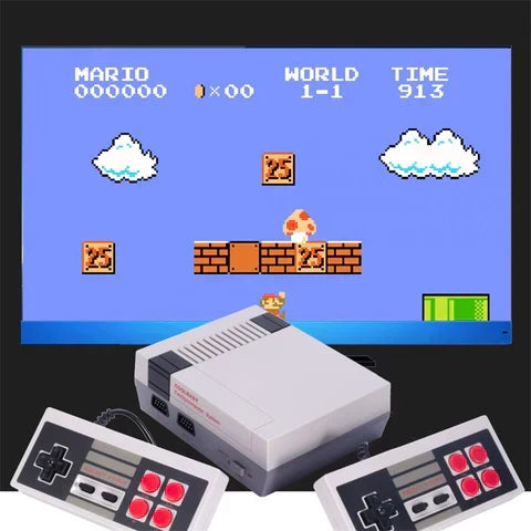 Retro-Spielkonsole mit 620 klassischen Spielen | Plug & Play