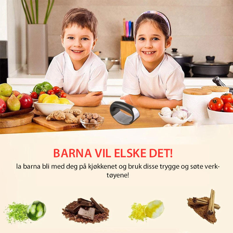 Knoblauchpresse aus Edelstahl - Einfaches und effizientes Kochen