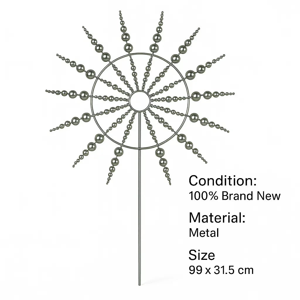 Rostfreies kinetisches Windspiel und Windrad aus Metall für Outdoor-Gartendekoration und Landschaftsgestaltung
