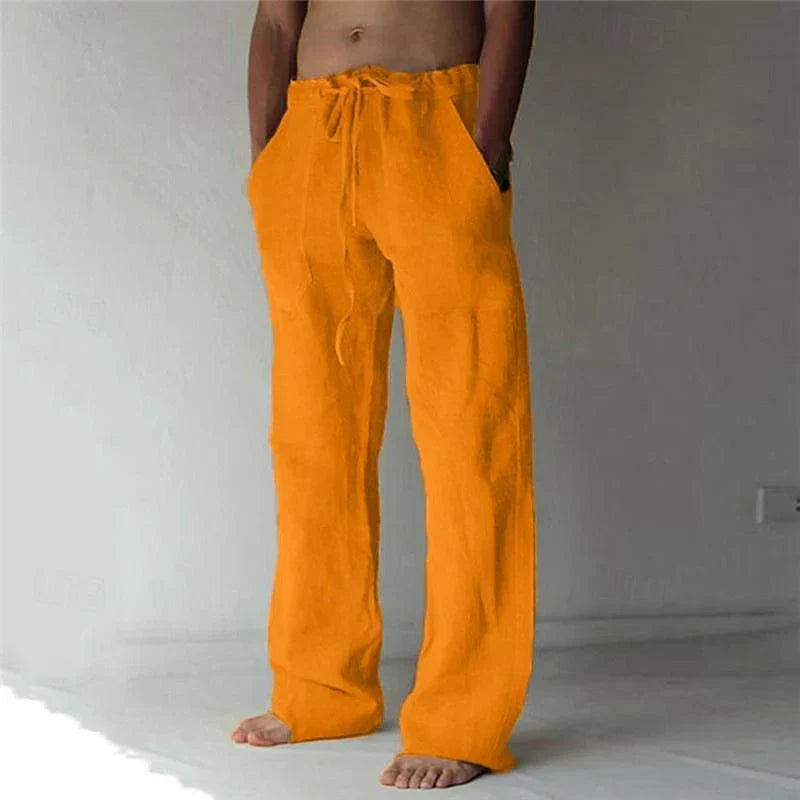 Stilvolle und bequeme Herrenhose mit weitem Bein