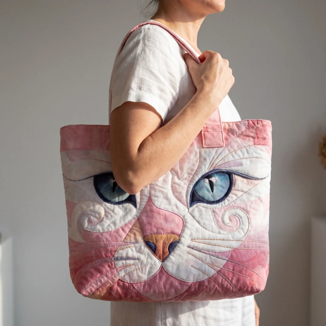 Tote Bag mit Katzenmuster