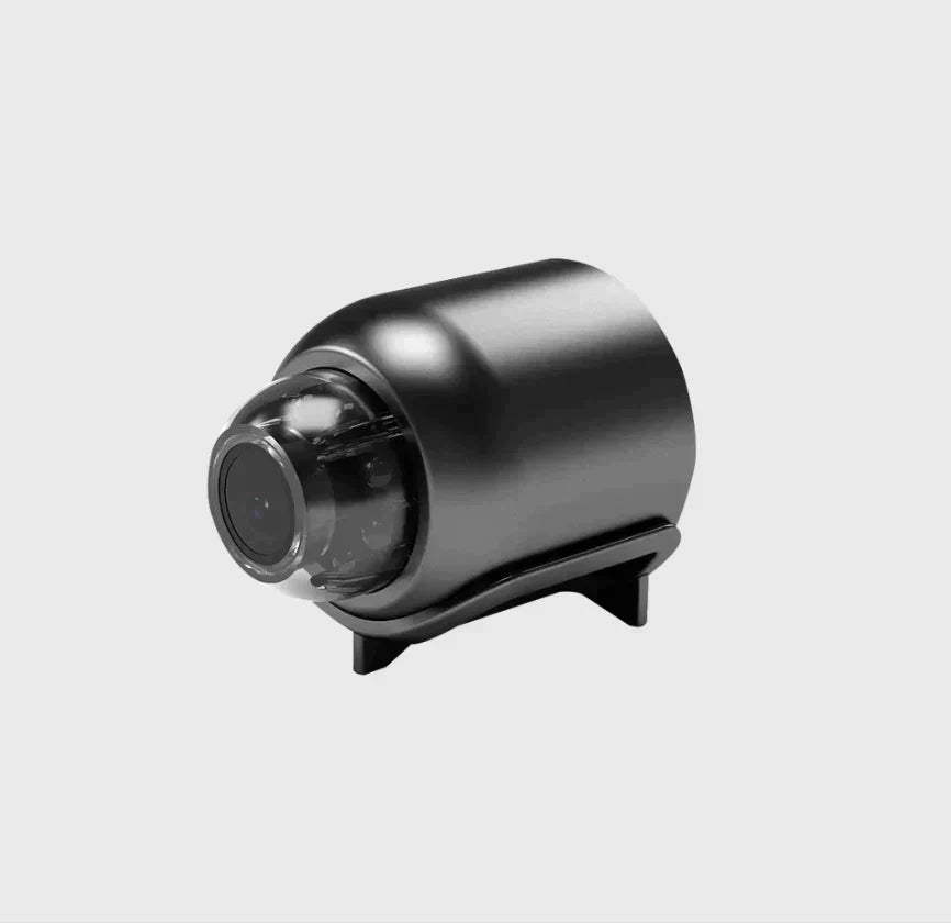 Ultrakompakte WLAN-IP-Kamera mit 1080p Full HD, 120°-Weitwinkelobjektiv, Infrarot-Nachtsicht, Bewegungsmelder, 2-Weg-Audio und globalem Fernzugriff