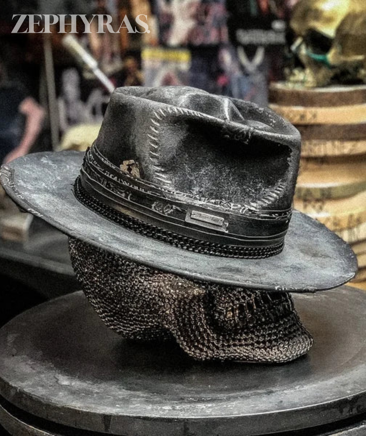 Unisex Totenkopf-Hut mit trendigem Design