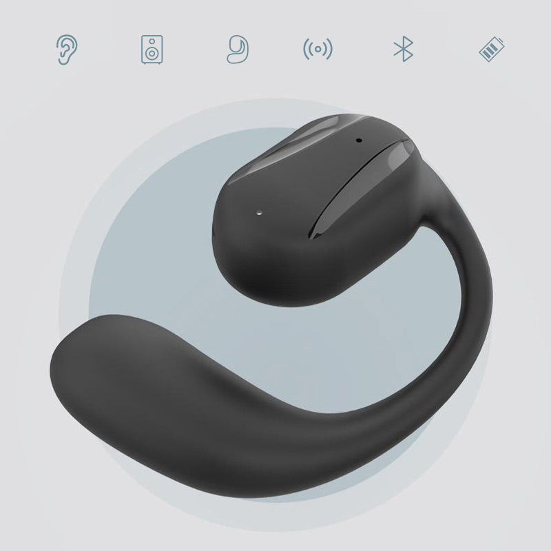 Kabelloser Bluetooth Knochenschall Kopfhörer für ein Ohr