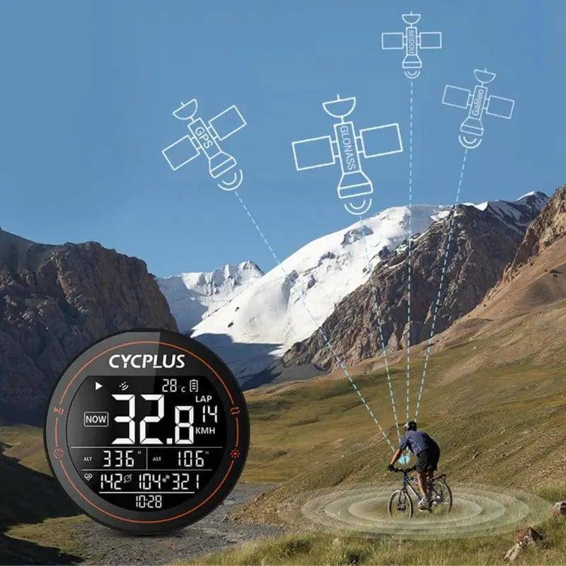 Kabelloser GPS-Fahrradcomputer