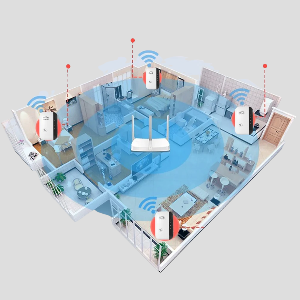 Kabelloser Wi-Fi-Signalverstärker