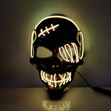 Leuchtende Horror-Vendetta-Maske
