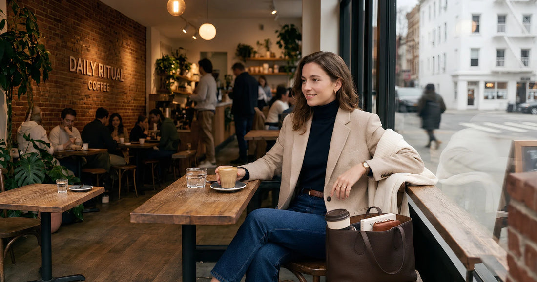The Caffeine & Chic Equation: Mastering Elevated Casual for a Coffee Date