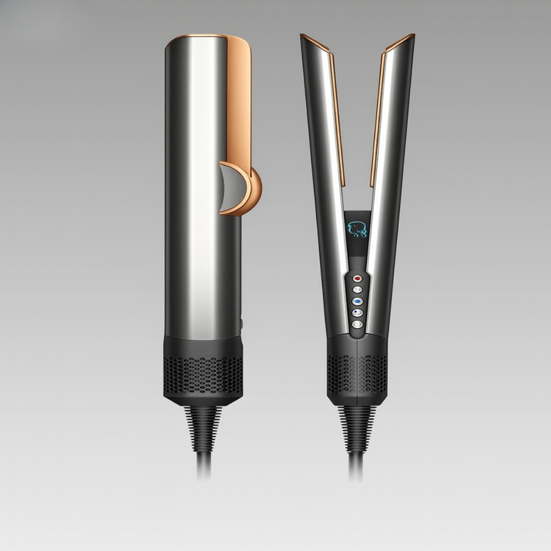 2-in-1 Ionen-Haartrockner und Stylingbürste