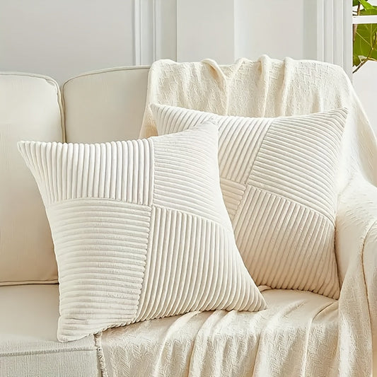 2-teiliges Kissenbezug-Set aus Cord im Boho-Stil – Weich und stilvoll für Sofa und Bett