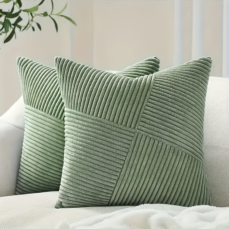 2-teiliges Kissenbezug-Set aus Cord im Boho-Stil – Weich und stilvoll für Sofa und Bett