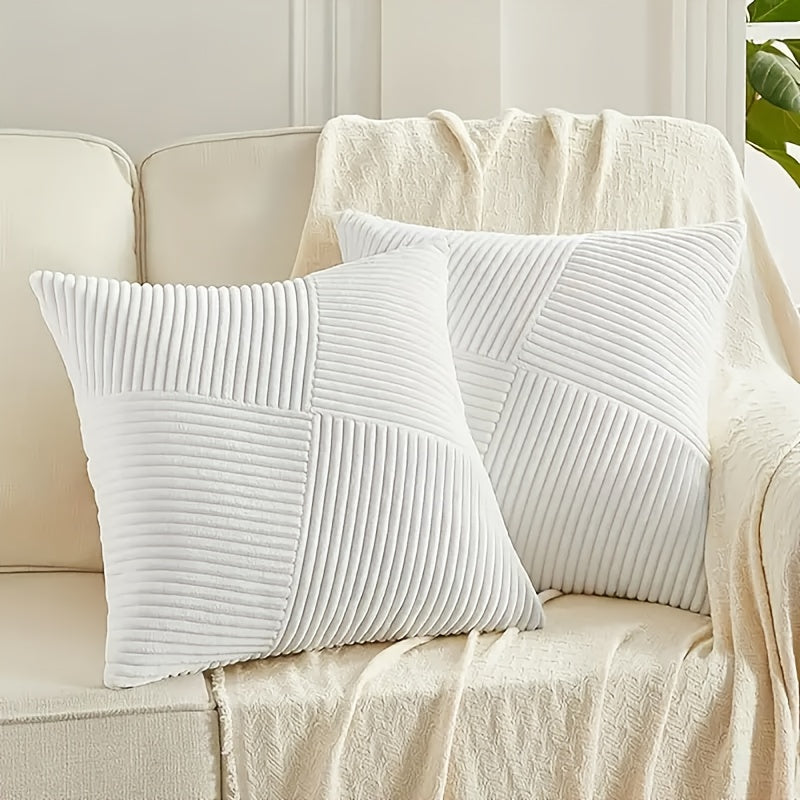 2-teiliges Kissenbezug-Set aus Cord im Boho-Stil – Weich und stilvoll für Sofa und Bett