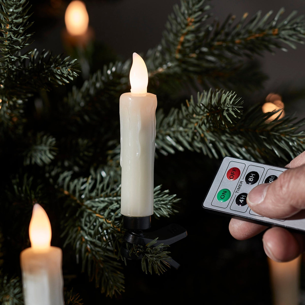 20-teiliges kabelloses LED-Christbaumkerzen-Set