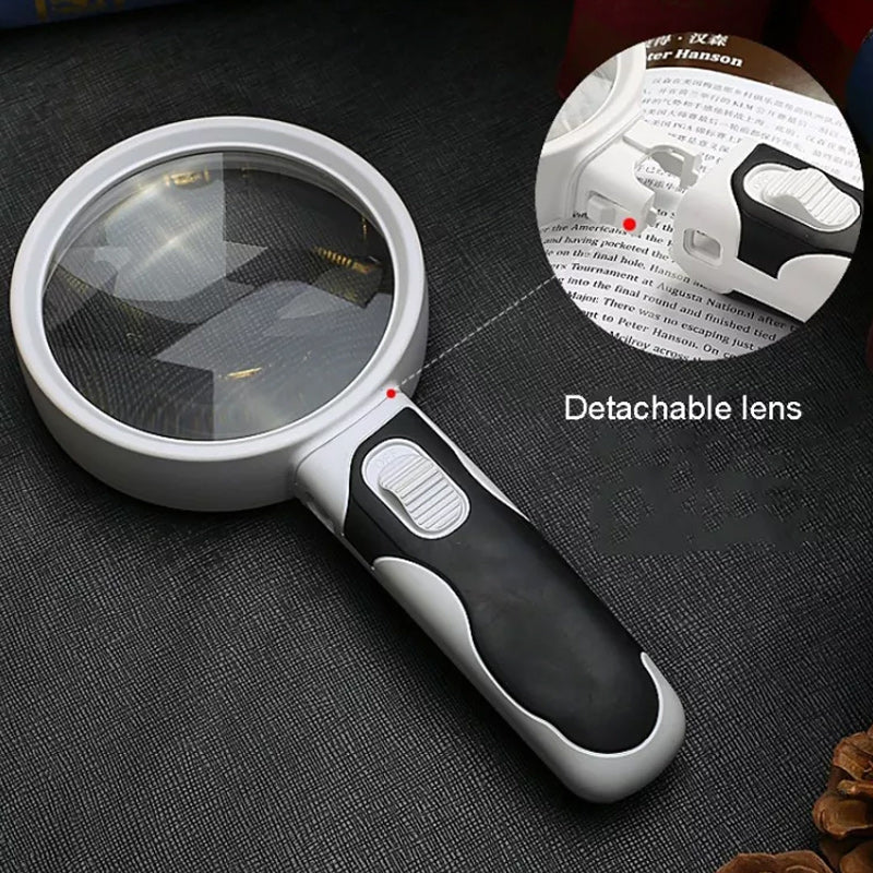 20X Optische Lupe mit LED-Beleuchtung