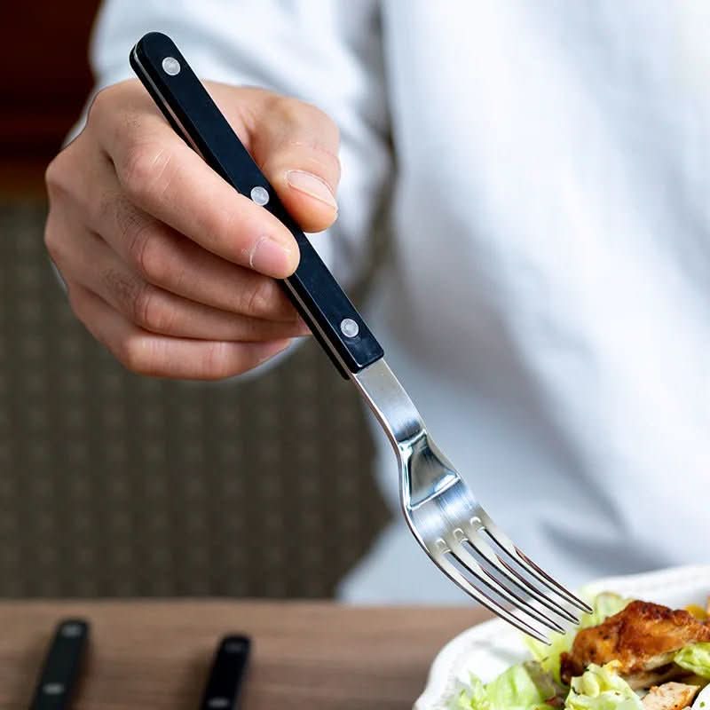 24-teiliges Besteckset aus Edelstahl mit Gravur
