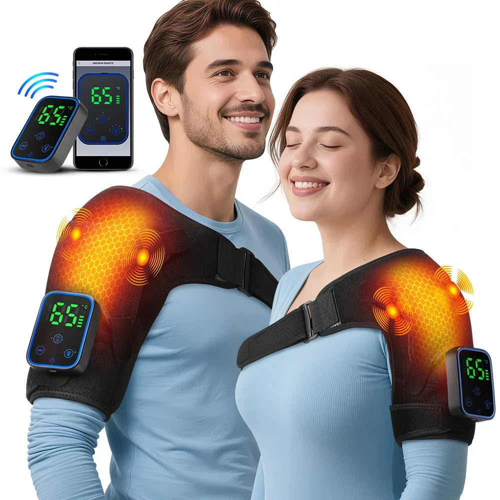 3-in-1 elektrisches Schulter-, Ellbogen- und Kniestreckgerät mit Wärmefunktion und App-Steuerung