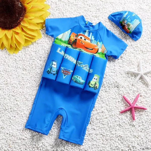 3-in-1 Schwimmweste – Schwimmhilfe mit LSF 50 UV-Schutz