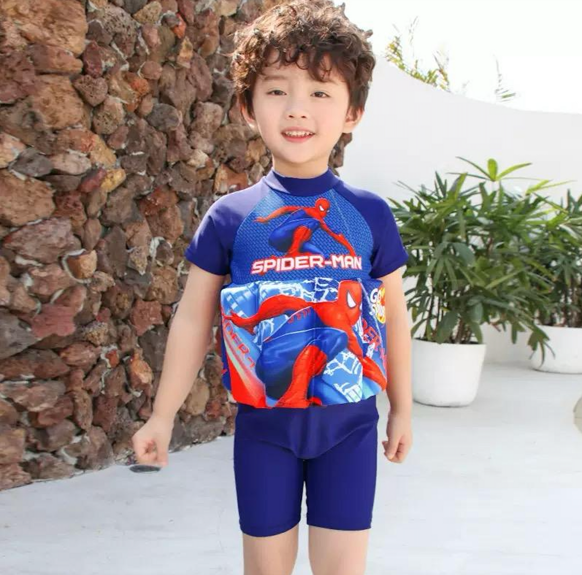 3-in-1 Schwimmweste – Schwimmhilfe mit LSF 50 UV-Schutz