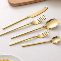 30-teiliges Premium-Besteckset | Edelstahl | Modernes Design | 6 Personen | Langlebig und spülmaschinenfest