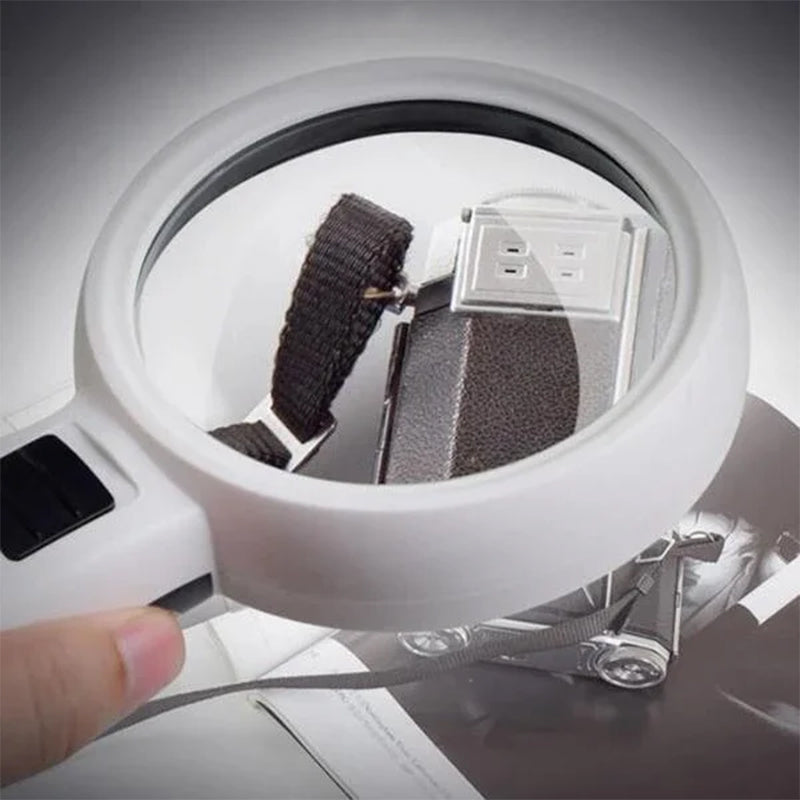 30-fache optische Lupe mit LED-Beleuchtung
