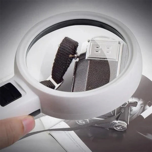 30-fache optische Lupe mit LED-Beleuchtung