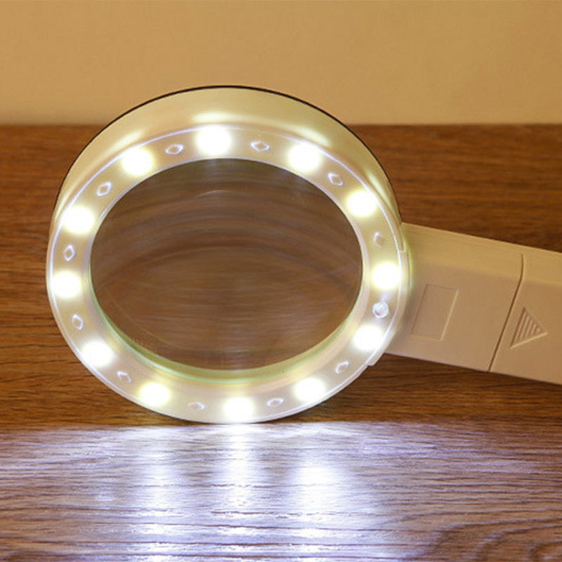 30-fache optische Lupe mit LED-Beleuchtung