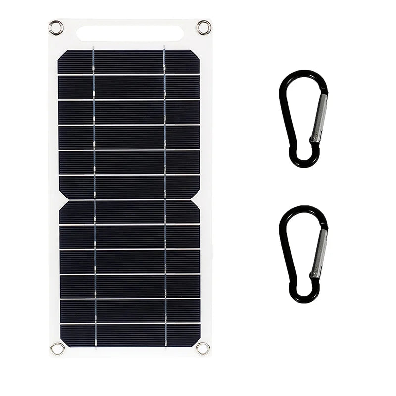 30 W Solarpanel | Extrem leicht und wasserdicht | USB-Anschluss für Mobiltelefon und Powerbank | Für den Aussenbereich und Camping
