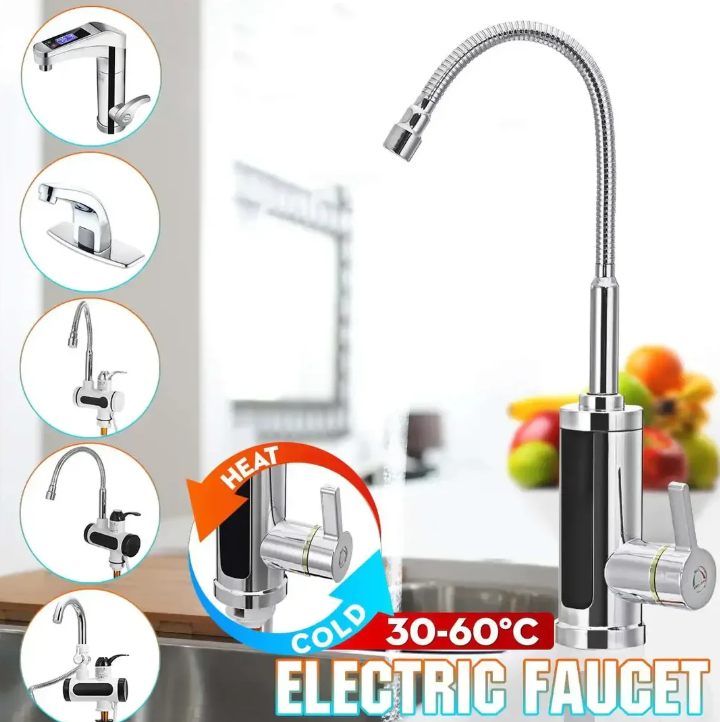 3000 W Elektrische Armatur - Sofortiges Warmwasser | Küche