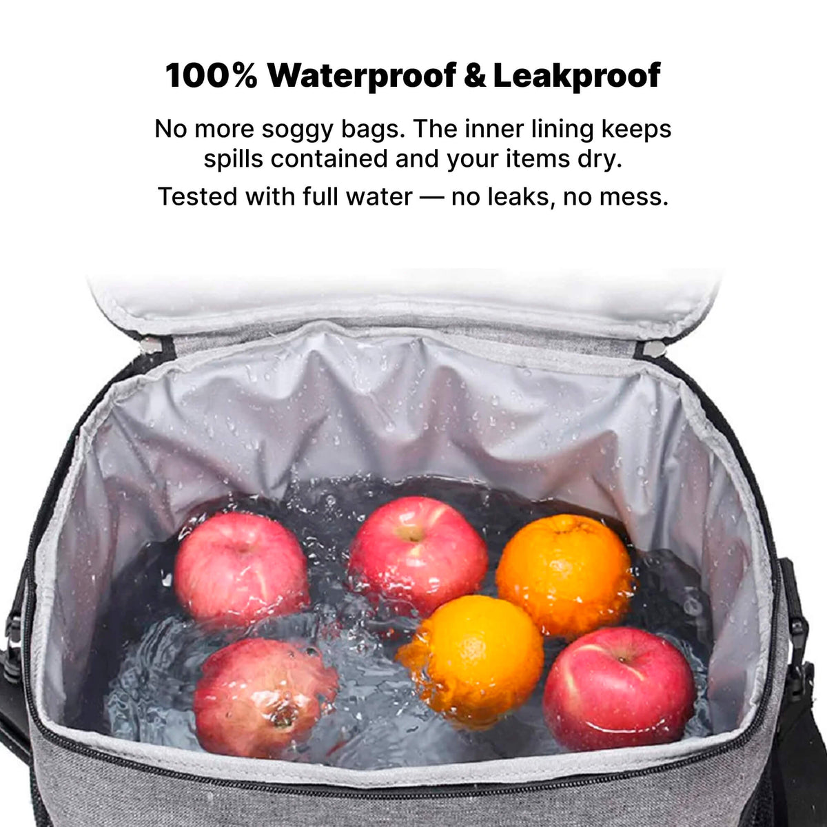 33 Liter wasserdichte Kühltasche – wärmeisoliert, geräumig, ideal für Picknicks, Strand, Wandern und Outdoor-Aktivitäten