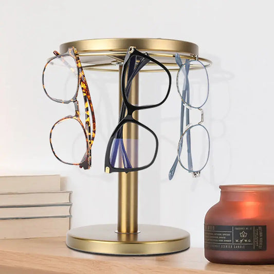 360° drehbarer Brillenständer – Eleganter Organizer für Brillen und Accessoires