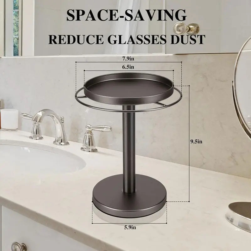 360° drehbarer Brillenständer – Eleganter Organizer für Brillen und Accessoires