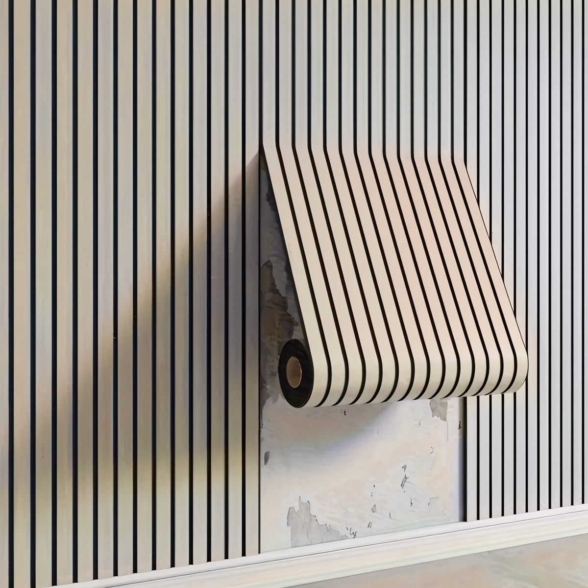 3D Wandpaneele – Selbstklebende PVC-Wandpaneele mit realistischer Holztextur