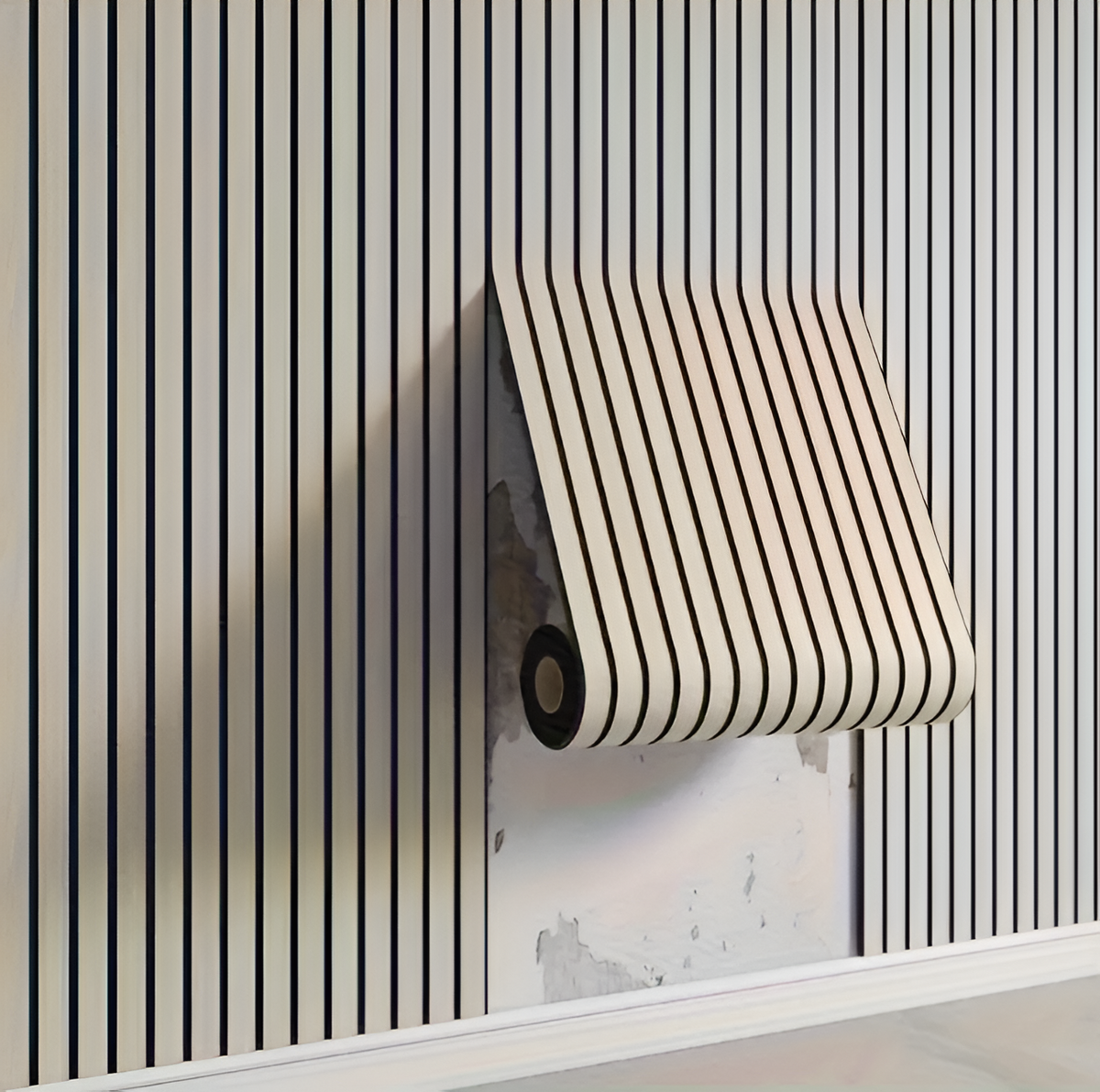 3D Wandpaneele – Selbstklebende PVC-Wandpaneele mit realistischer Holztextur