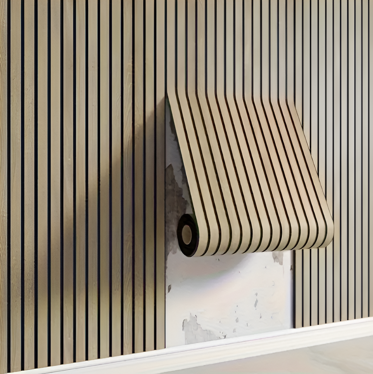 3D Wandpaneele – Selbstklebende PVC-Wandpaneele mit realistischer Holztextur
