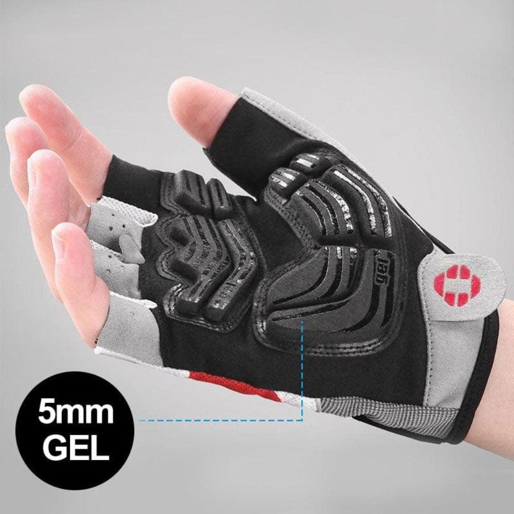 3D-Gel-gepolsterte Velohandschuhe – stossdämpfende und atmungsaktive Velohandschuhe für Damen und Herren