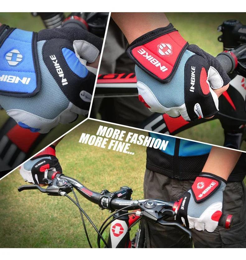 3D-Gel-gepolsterte Velohandschuhe – stossdämpfende und atmungsaktive Velohandschuhe für Damen und Herren