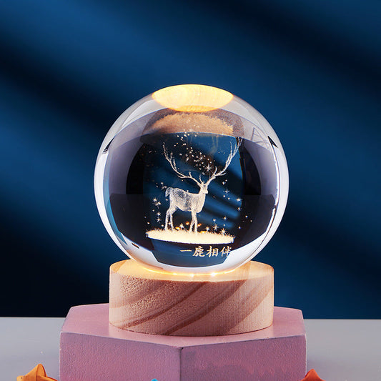 3D Kristall Nachtlampe