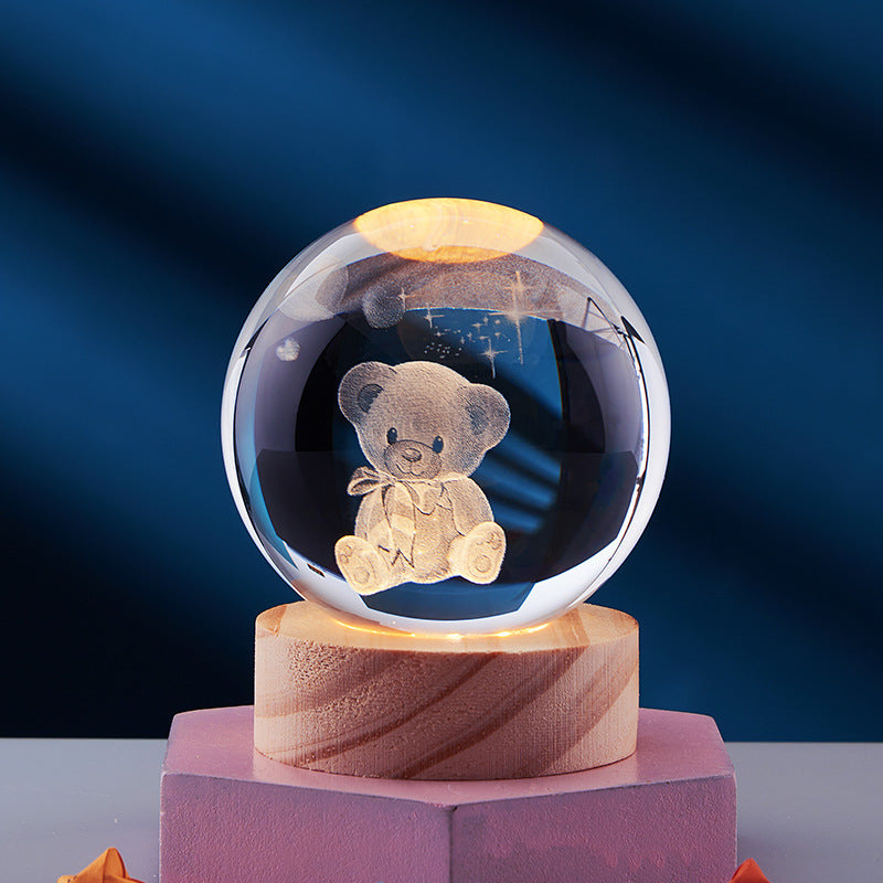 3D Kristall Nachtlampe