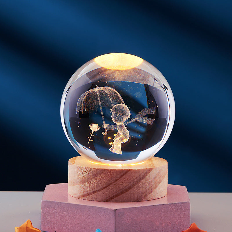 3D Kristall Nachtlampe