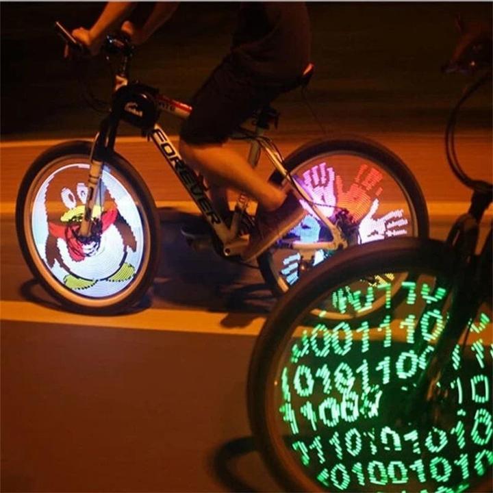 3D-LED-Speichenbeleuchtung für Fahrräder