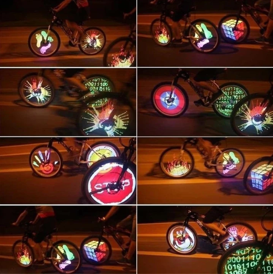 3D-LED-Speichenbeleuchtung für Fahrräder