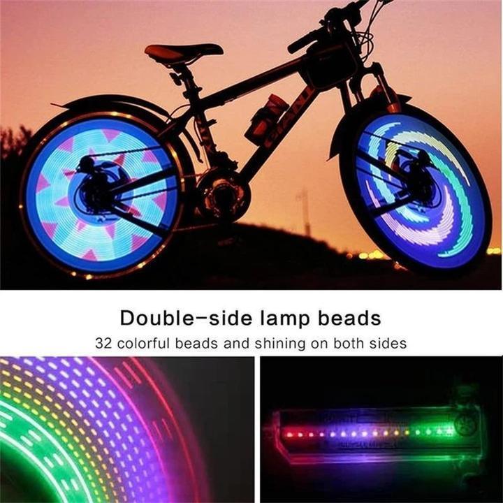 3D-LED-Speichenbeleuchtung für Fahrräder