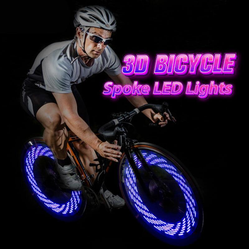 3D-LED-Speichenbeleuchtung für Fahrräder