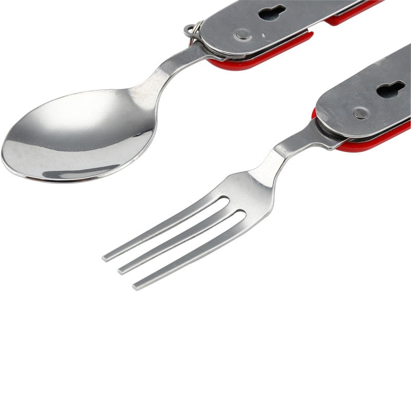 4-in-1-Besteckset für Outdoor-Abenteuer