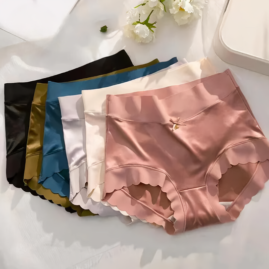 5er-Pack nahtlose weiche Satin-Slips