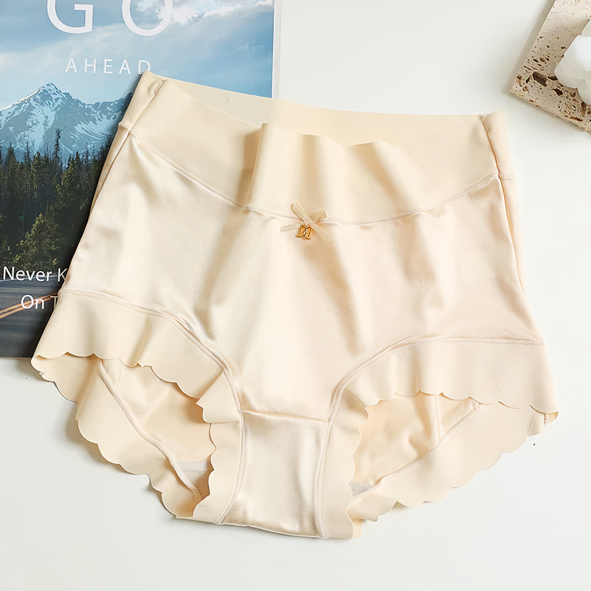 5er-Pack nahtlose weiche Satin-Slips